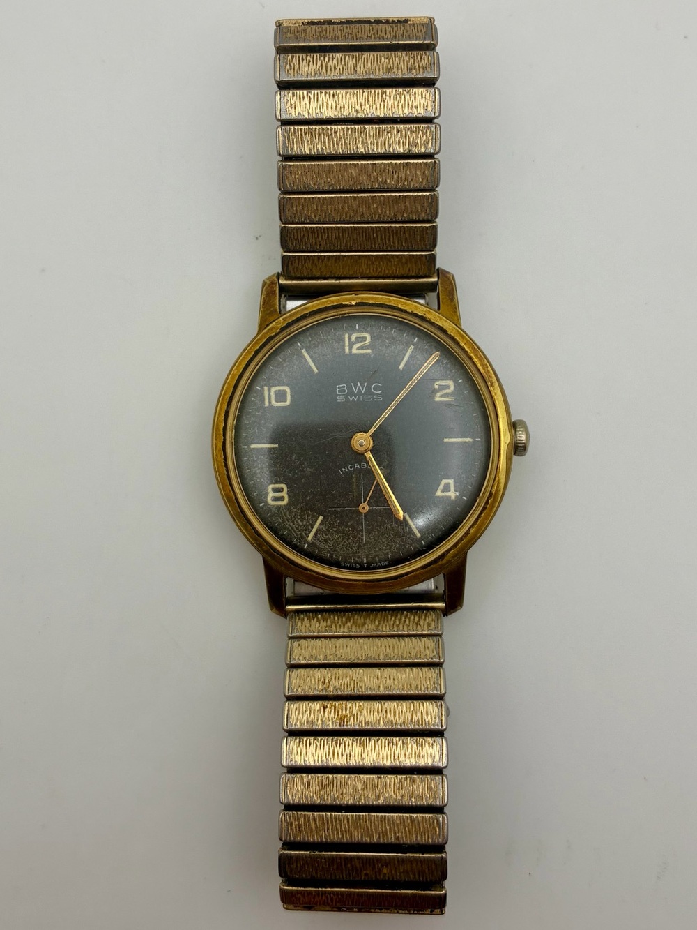 Vintage mens watch BWC Swiss